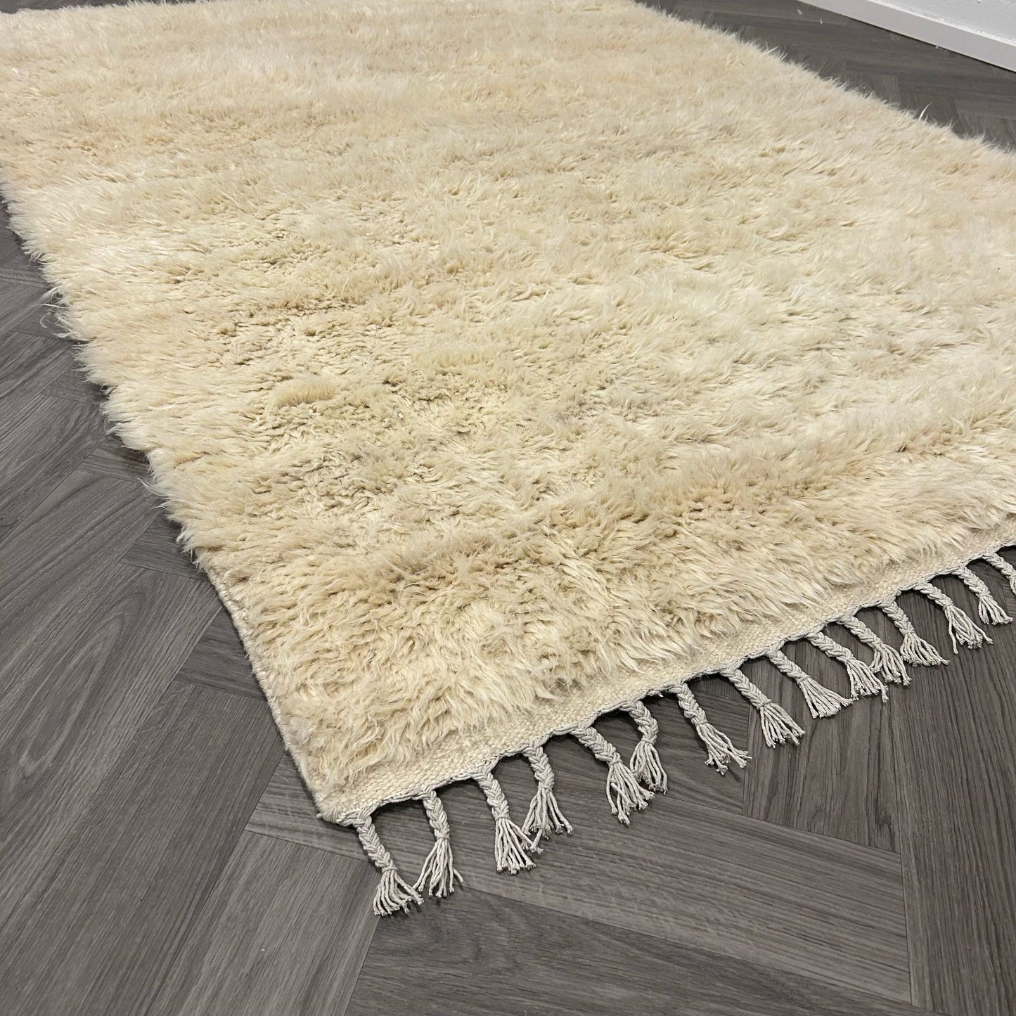 Brinker Carpets Afghano White Natural Vloerkleed - 200x300cm