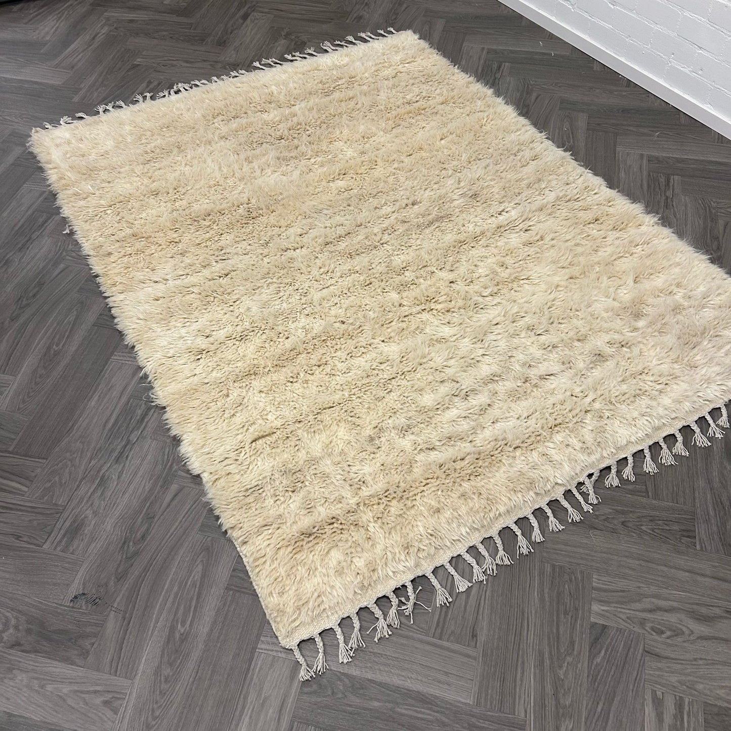 Brinker Carpets Afghano White Natural Vloerkleed - 200x300cm