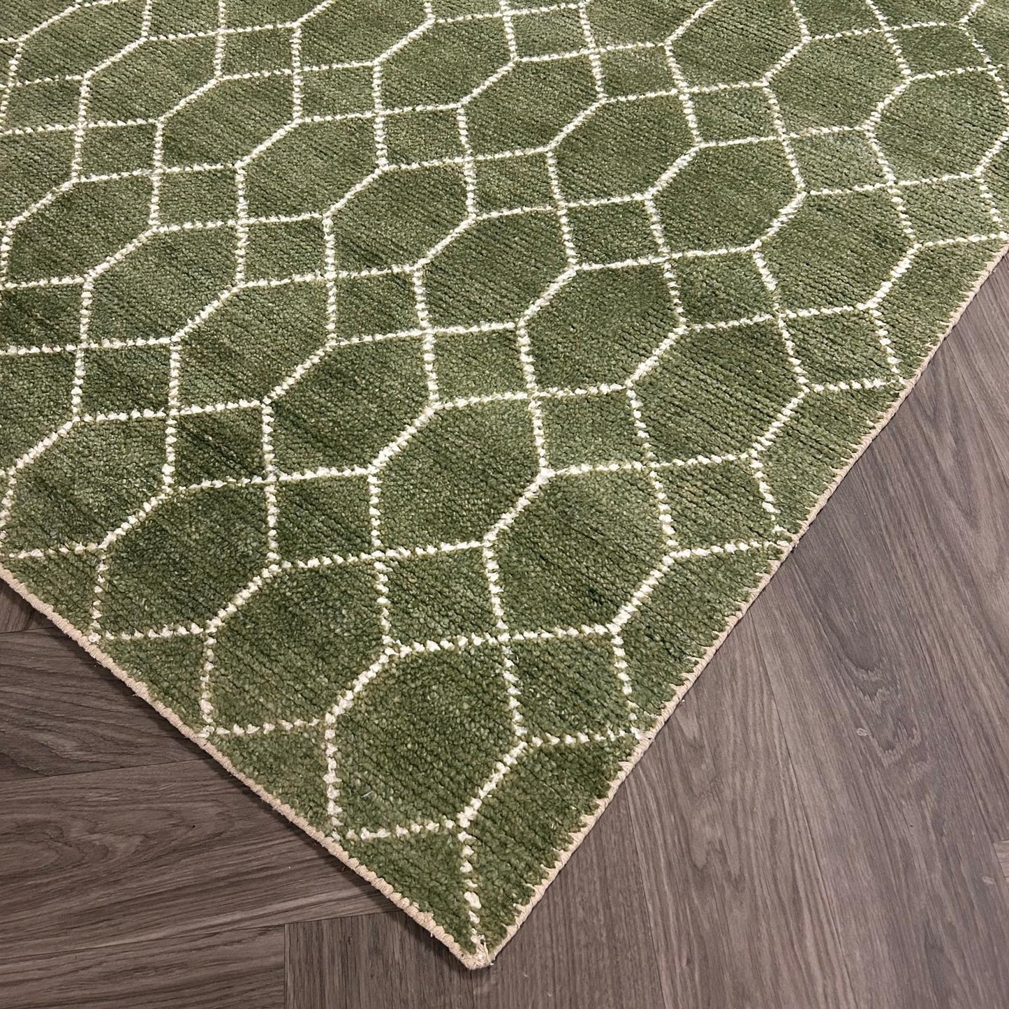 Brinker Carpets Laatz Green Vloerkleed - 240x340cm