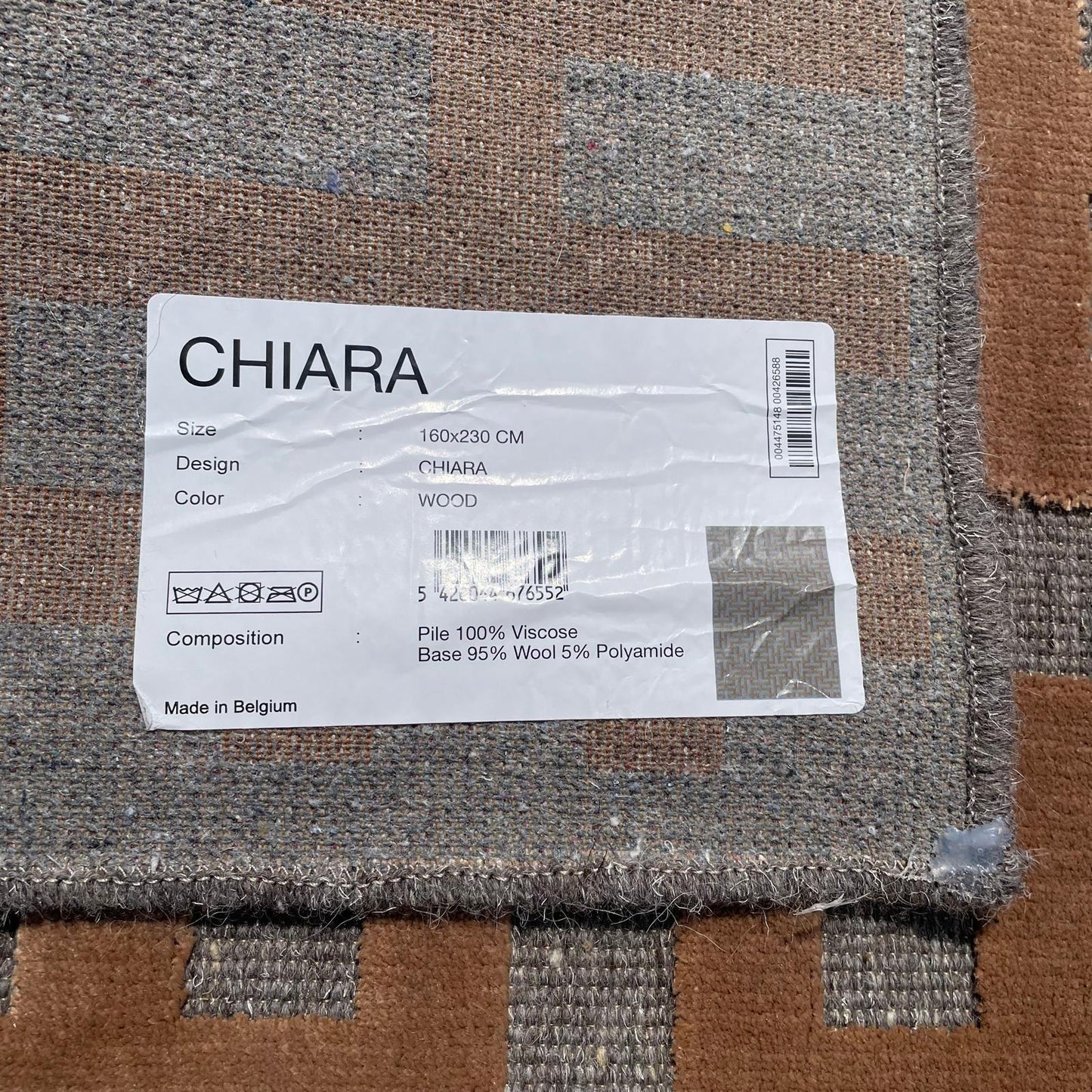 Brinker Carpets Chiara Wood Vloerkleed - 160x230cm