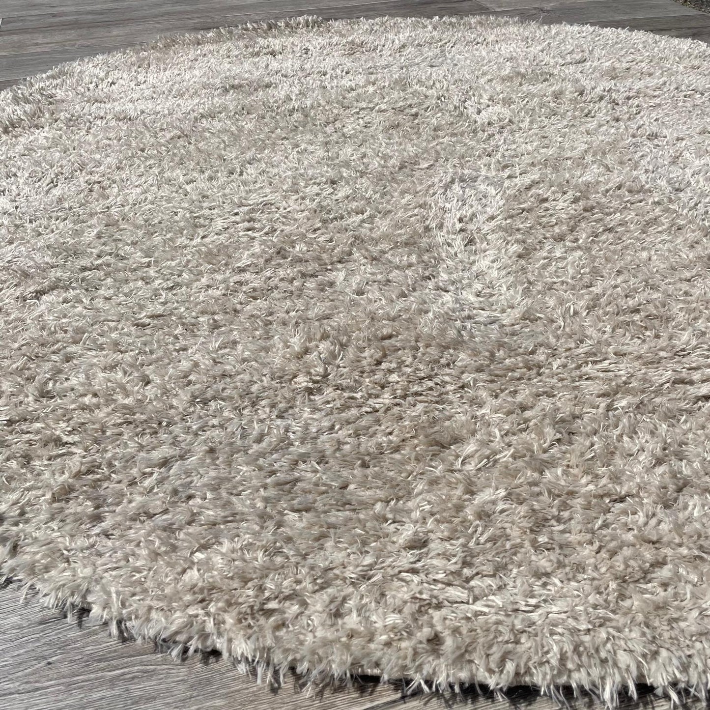 Brinker Carpets Floks Wit/Creme Rond Vloerkleed - 160x160cm