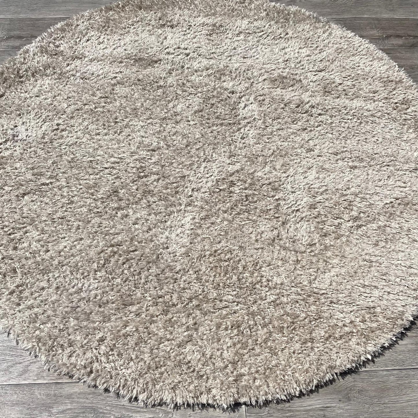 Brinker Carpets Floks Wit/Creme Rond Vloerkleed - 160x160cm