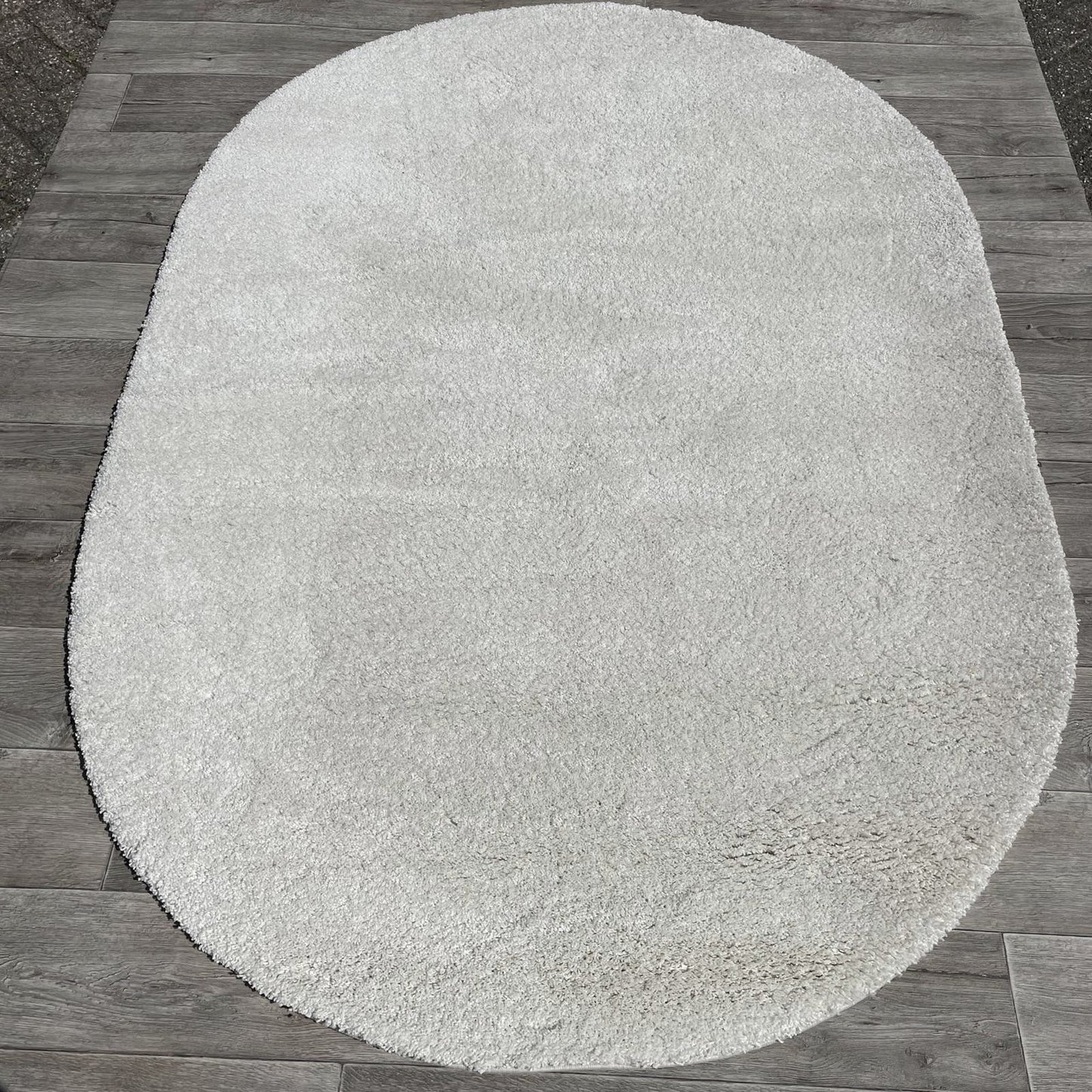 Brinker Carpets Floks Wit Creme Ovaal Vloerkleed - 160x230cm