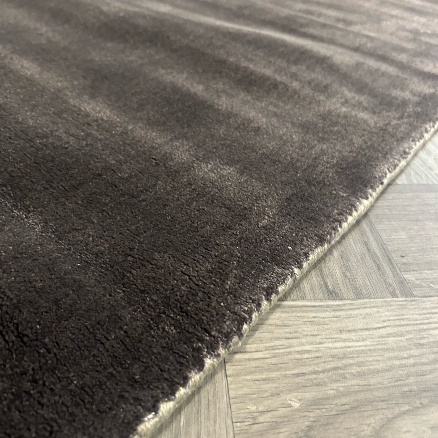 Goossens Ferron Donkerbruin Vloerkleed - 170x230cm