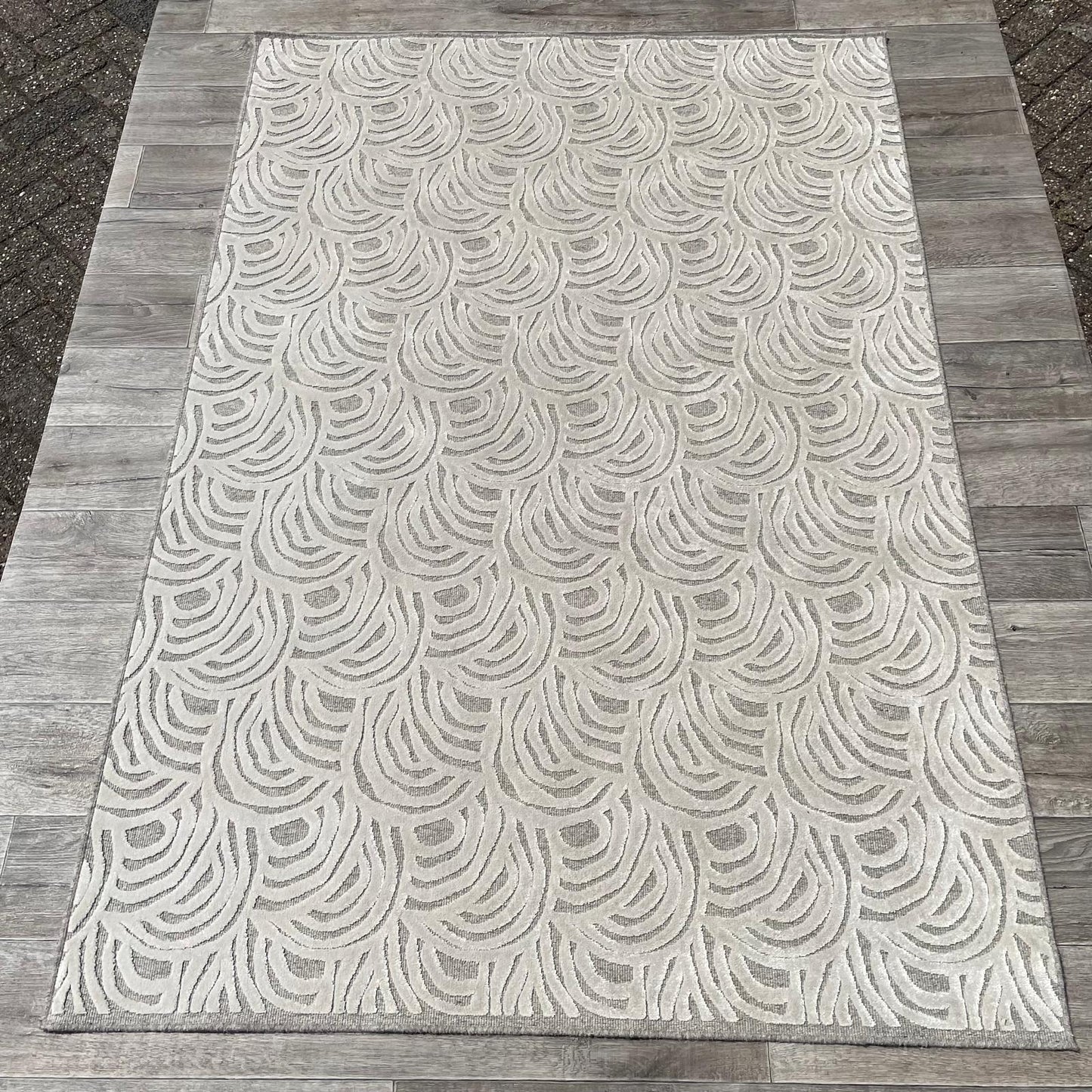Brinker Carpets Graphix Dessin 1016 Beige Vloerkleed - 160x230cm
