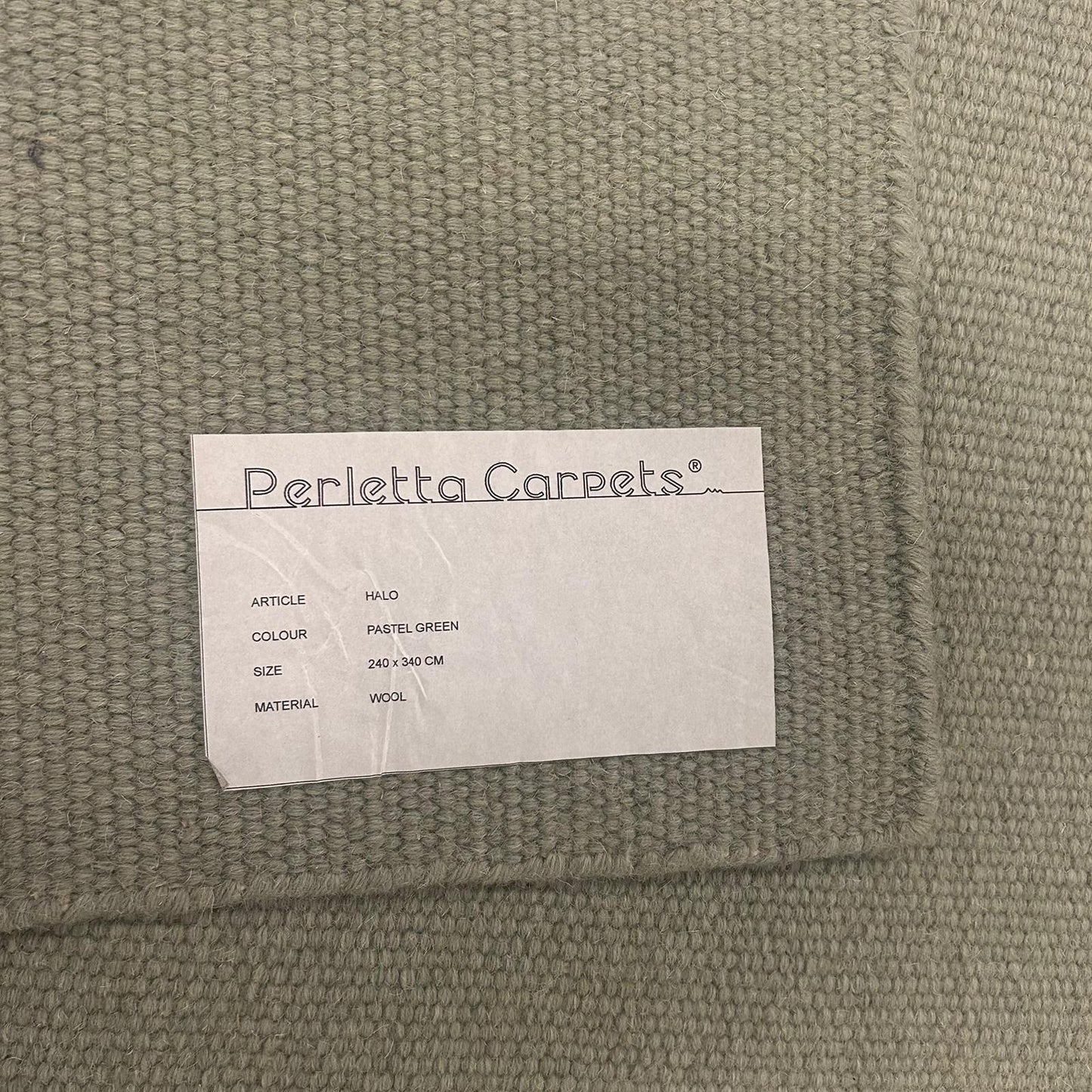 Perletta Halo Pastel Green Vloerkleed - 240x340cm
