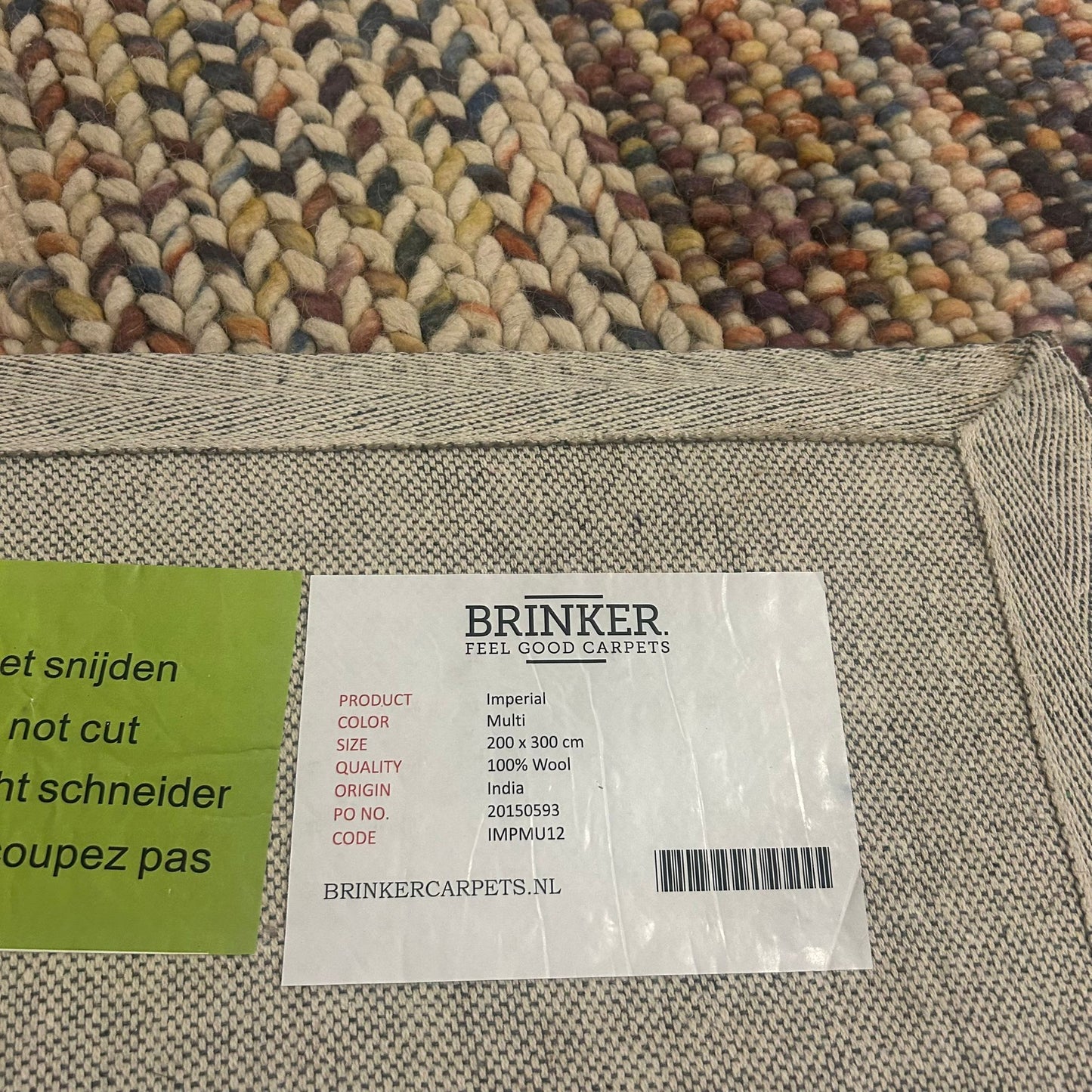 Brinker Carpets Imperial Multi Vloerkleed - 200x300cm