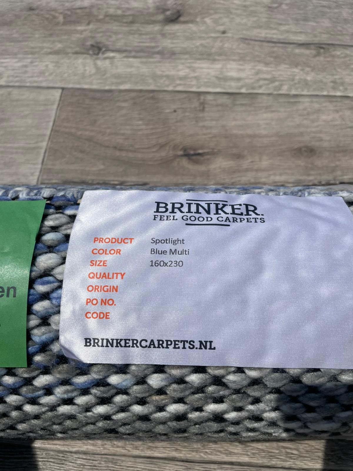 Brinker Carpets Spotlight Blue Multi Vloerkleed - 160x230cm