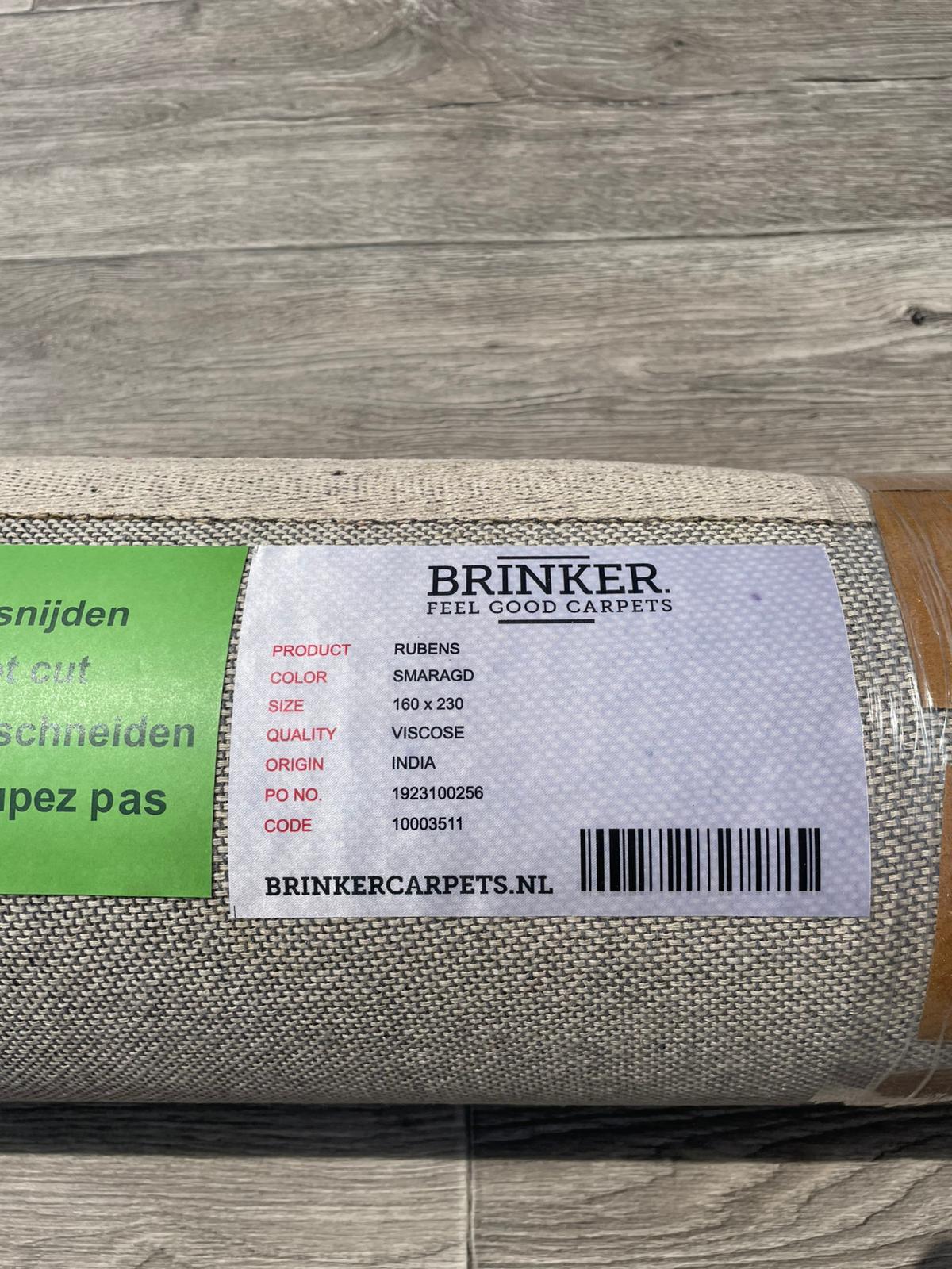 Brinker Carpets Rubens Smaragd Vloerkleed - 160x230cm