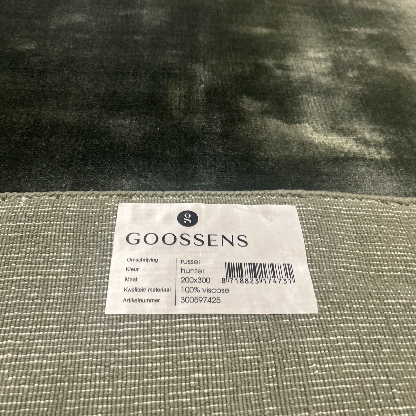 Goossens Russel Hunter Vloerkleed - 200x300cm