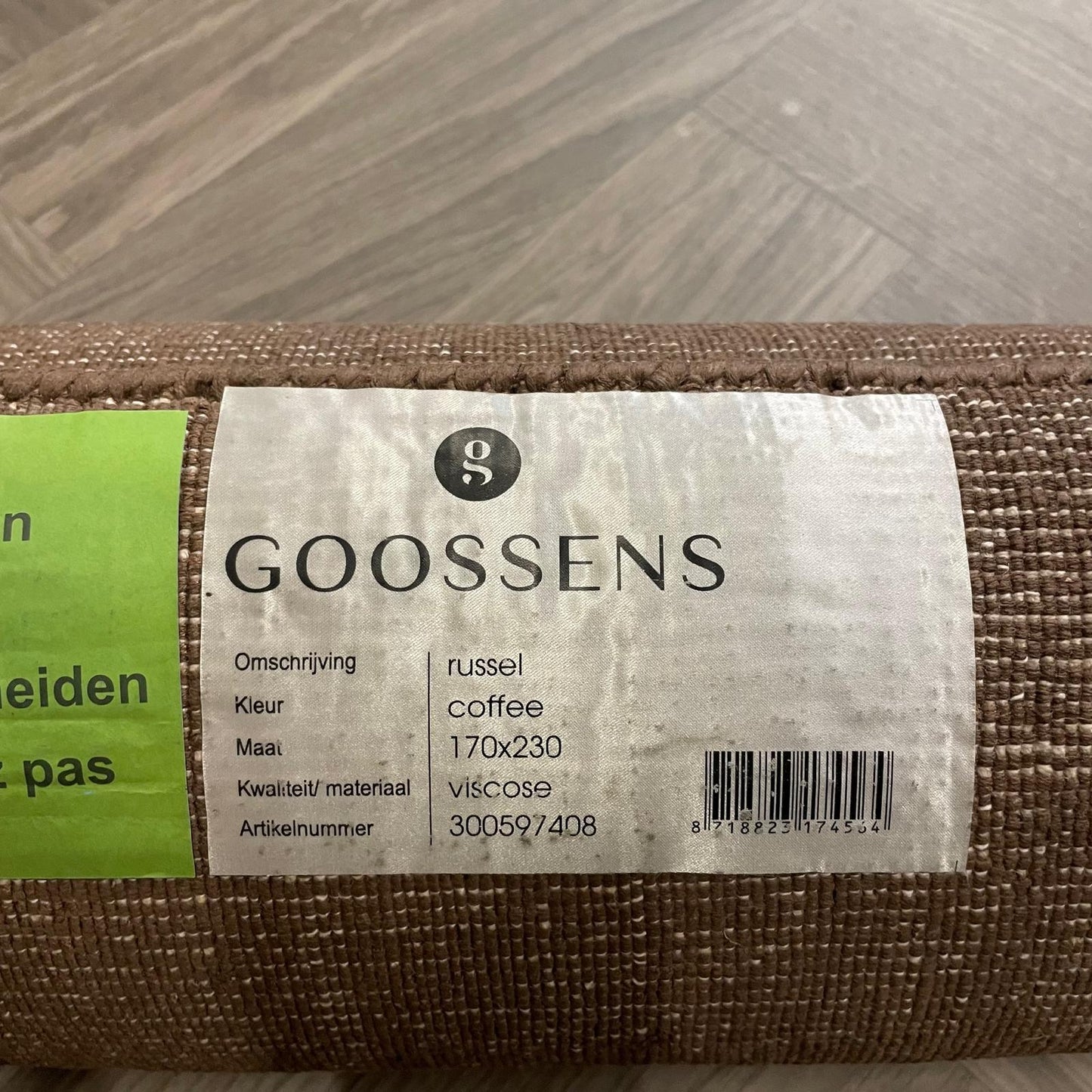 Goossens Russel Coffee Vloerkleed - 170x230cm