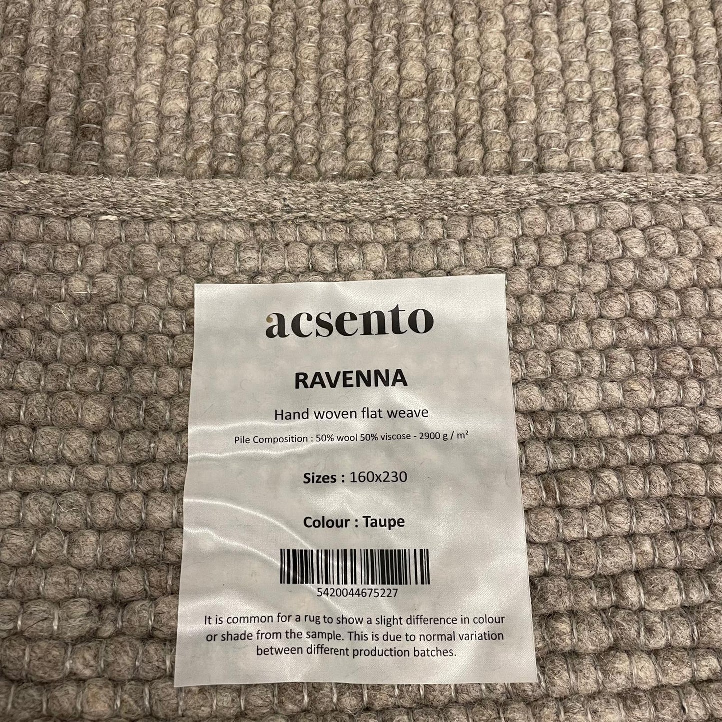 Brinker Carpets Ravenna Taupe Vloerkleed - 160x230cm