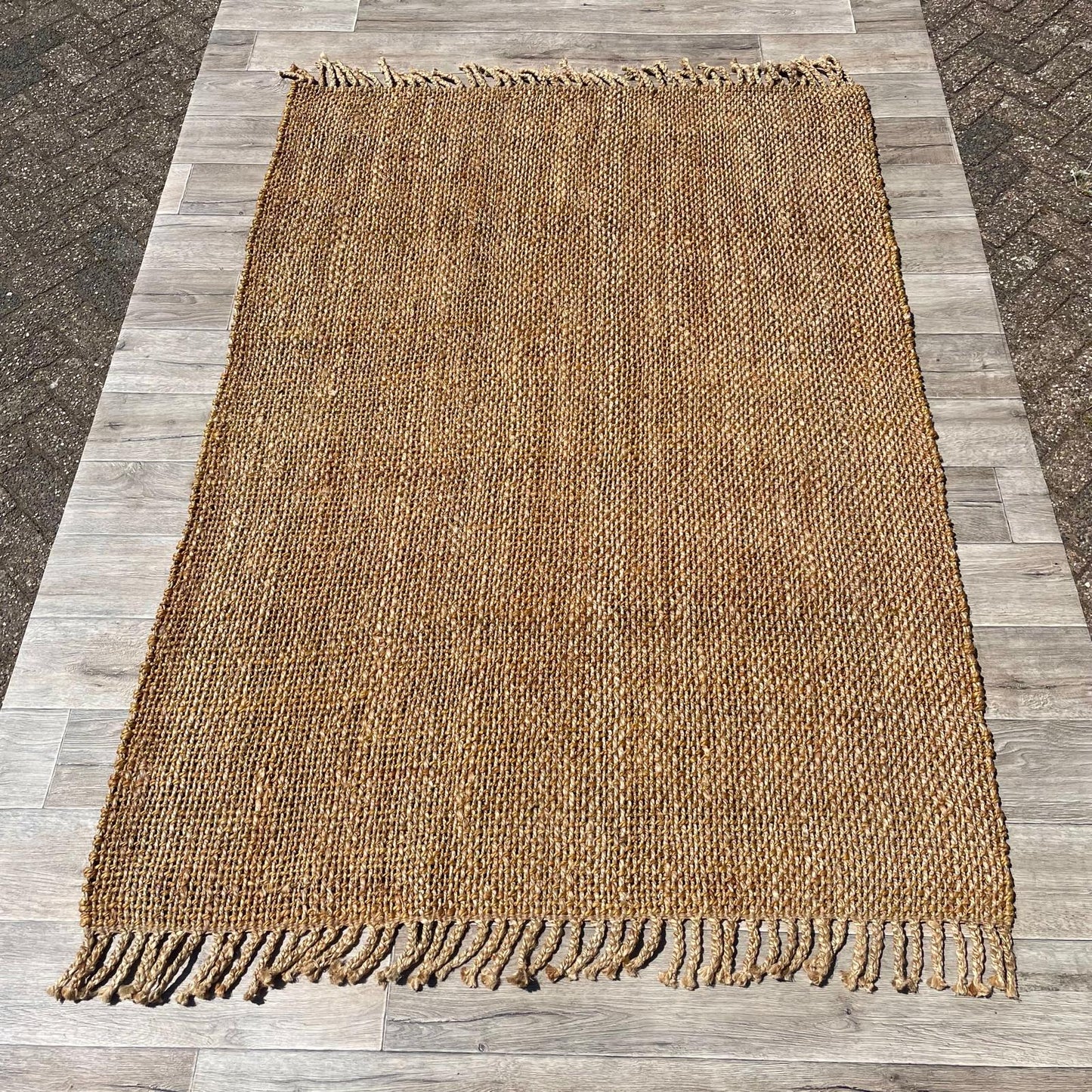 Brinker Carpets Jute Brisket Gold Vloerkleed - 160x230cm