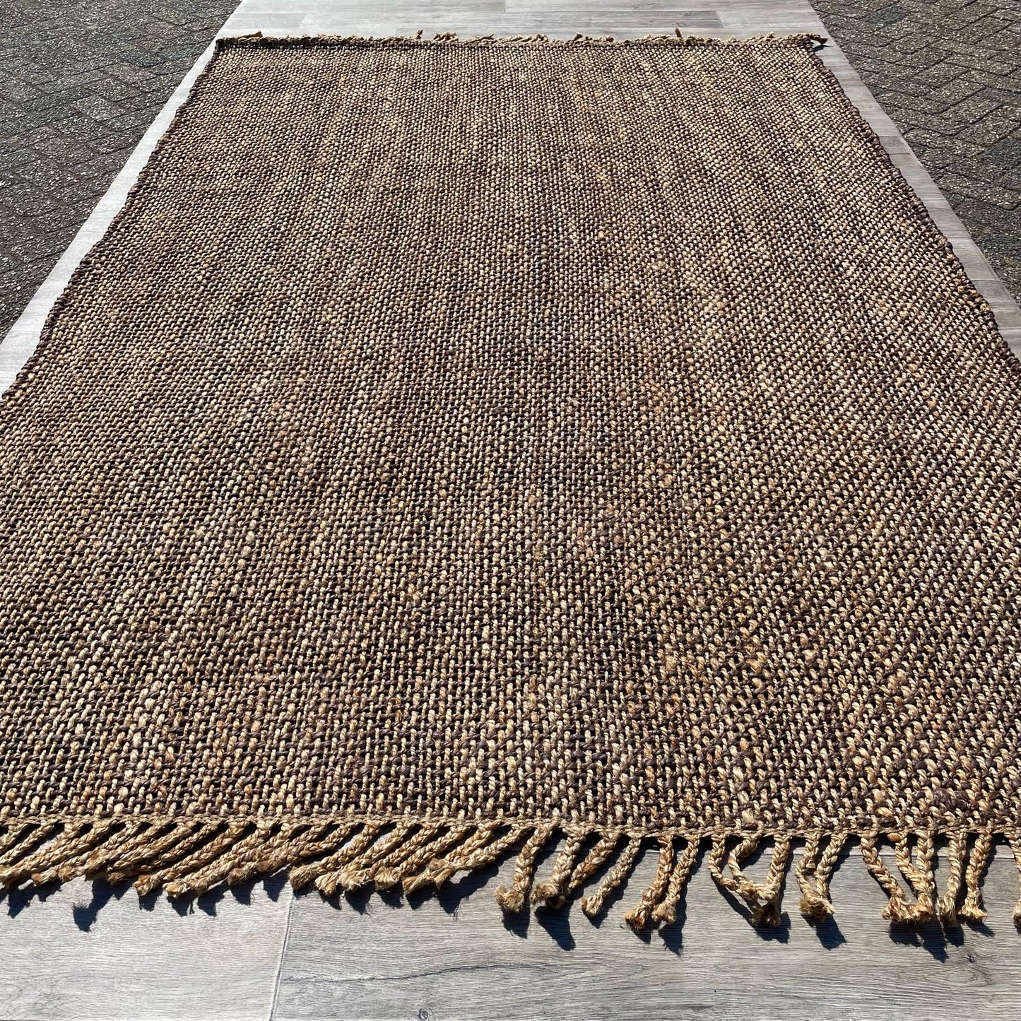 Brinker Carpets Jute Brisket Grey Vloerkleed - 190x290cm