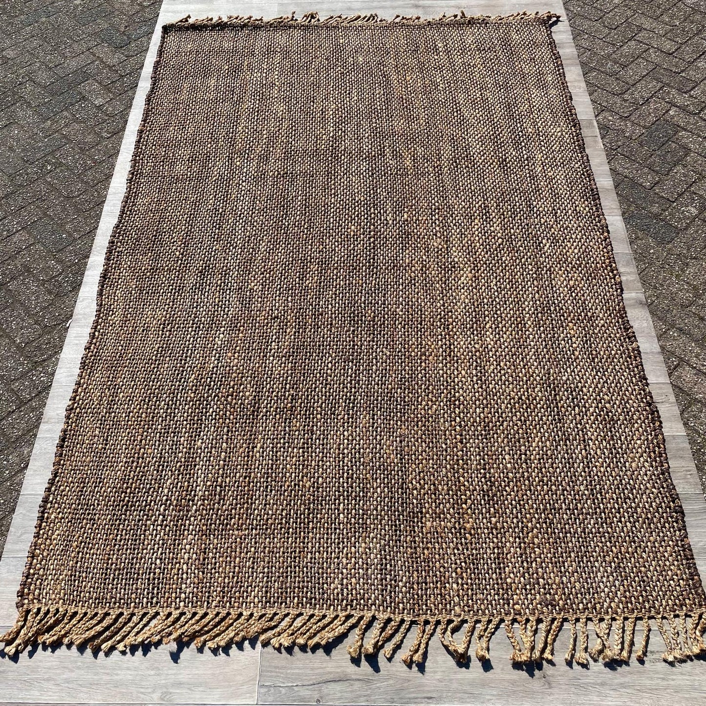 Brinker Carpets Jute Brisket Grey Vloerkleed - 190x290cm