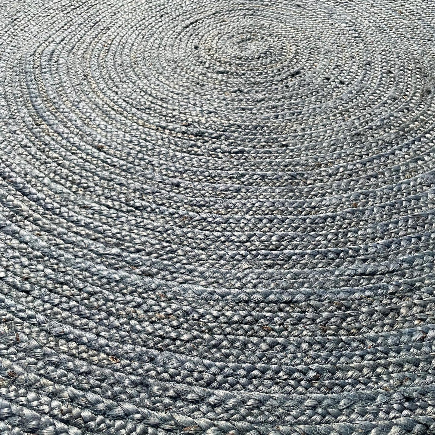 Brinker Carpets Jute Circle Blue Rond Vloerkleed - 240x240cm