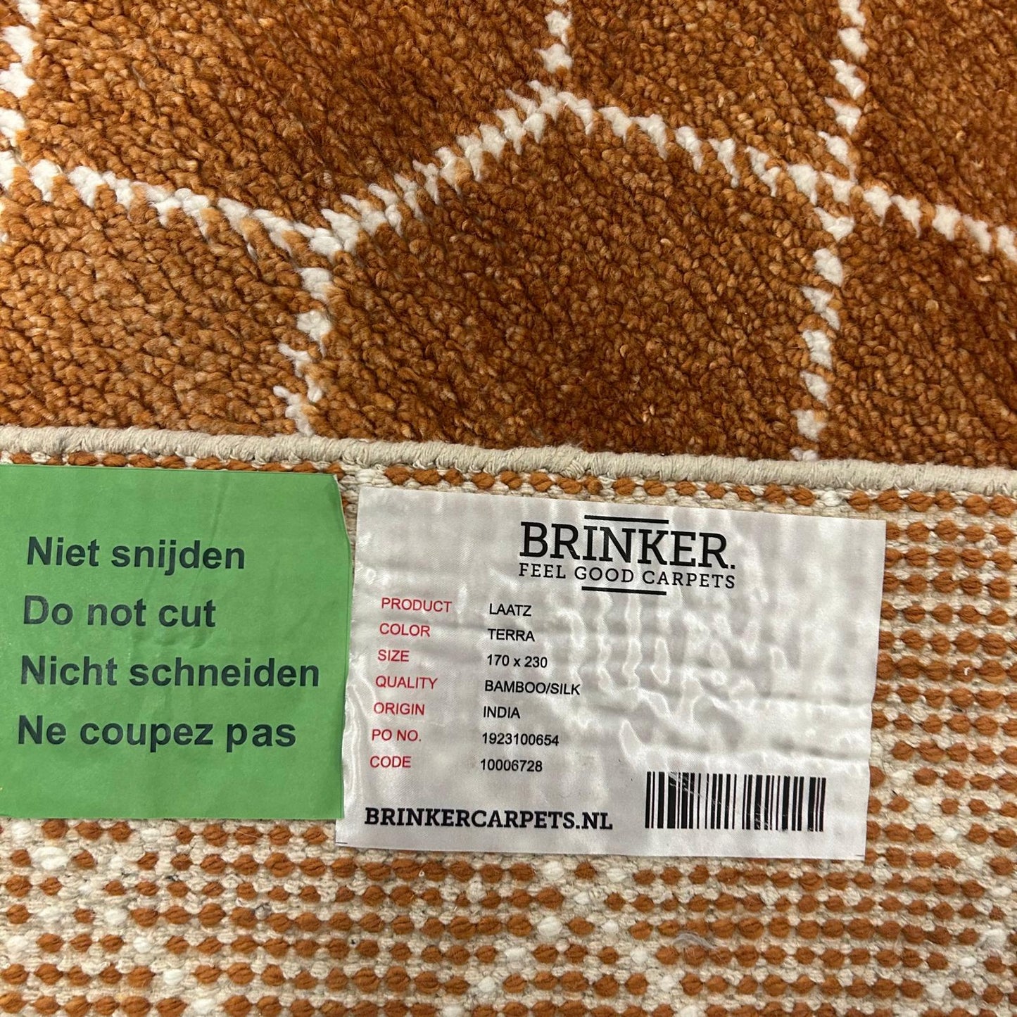 Brinker Carpets Laatz Terra Vloerkleed - 170x230cm