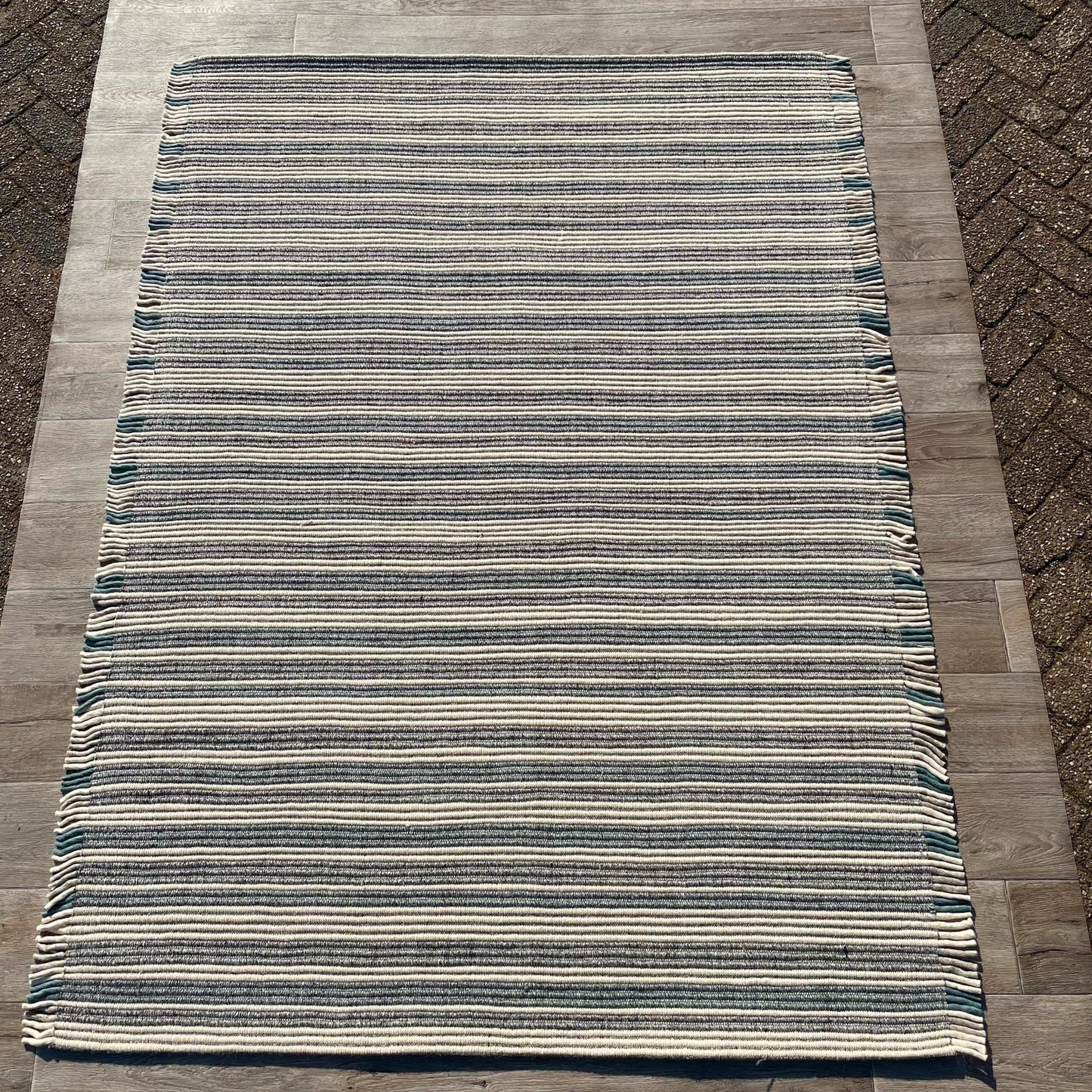 Brinker Carpets Leman Blauw/Grijs/Wit Vloerkleed - 160x230cm