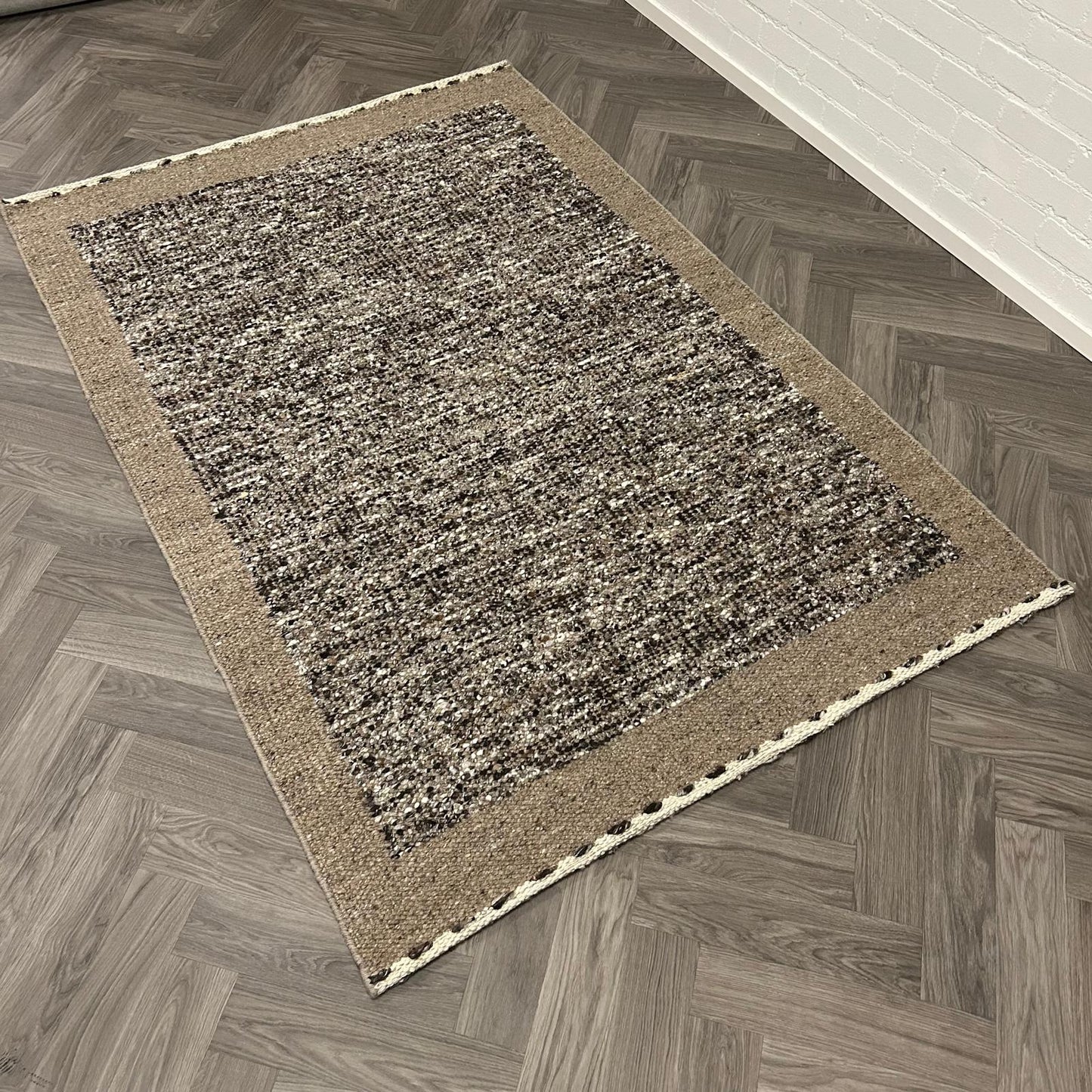 Brinker Carpets Linore Dark Brown Vloerkleed - 160x230cm