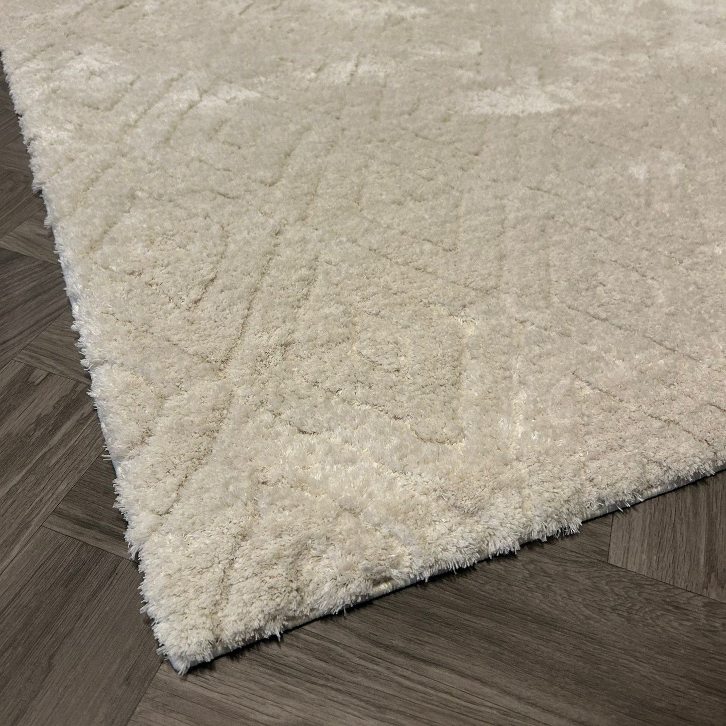 Vloerkleden Koning Rhombus White Vloerkleed - 160x230cm