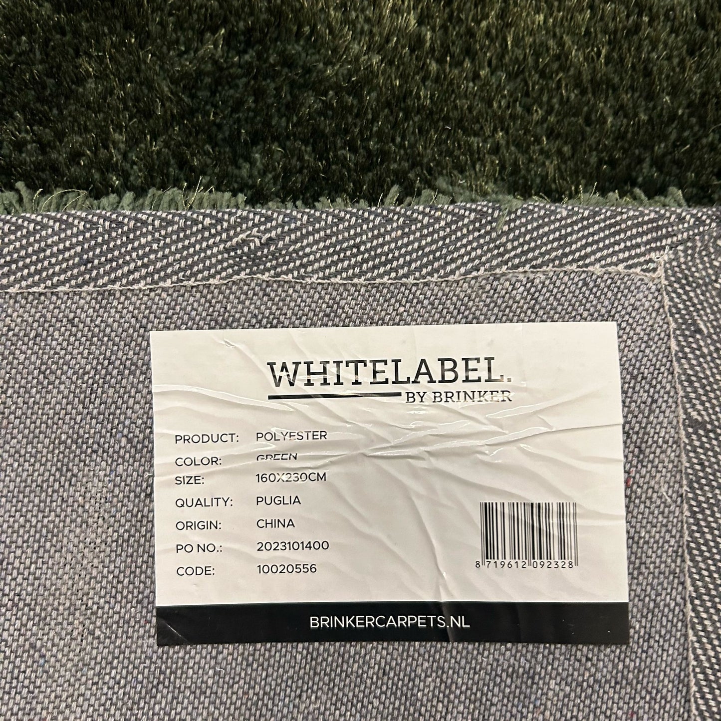 Brinker Carpets Puglia Green Vloerkleed - 160x230cm