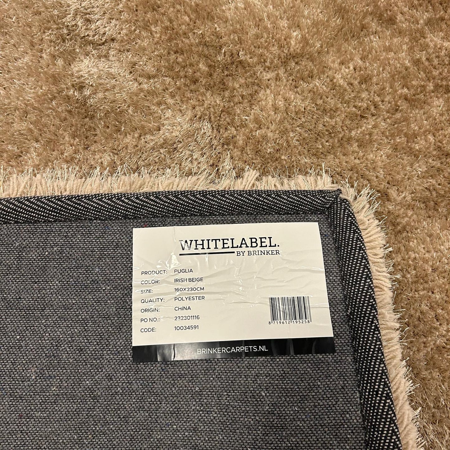Brinker Carpets Puglia Irish Beige Vloerkleed - 160x230cm