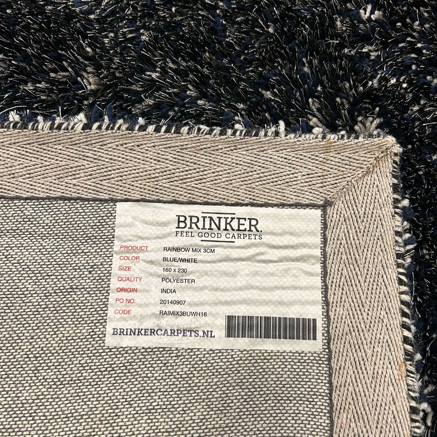 Brinker Carpets Rainbow Blue White Vloerkleed - 160x230cm