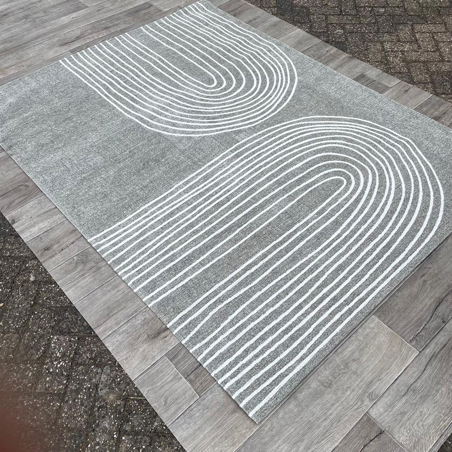 Brinker Carpets Retro Collection Curzo Stone Vloerkleed - 170x230cm