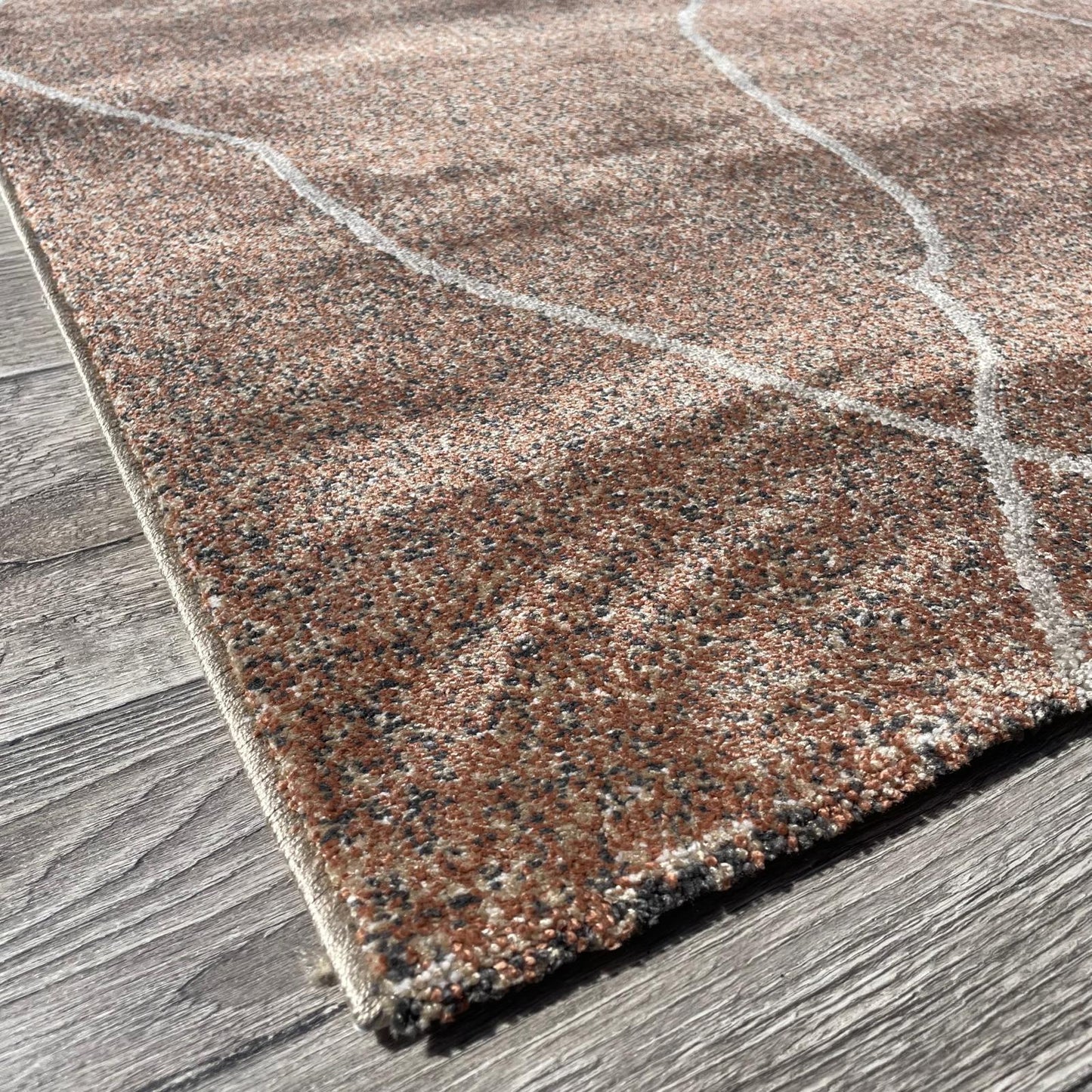 Brinker Carpets Touch 118 Brown Stone Ivory Vloerkleed - 160x230cm