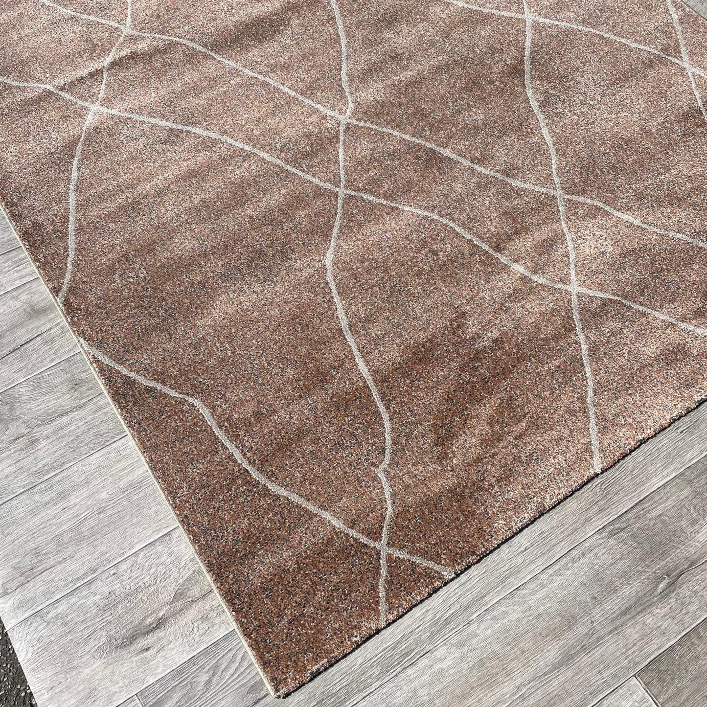 Brinker Carpets Touch 118 Brown Stone Ivory Vloerkleed - 160x230cm