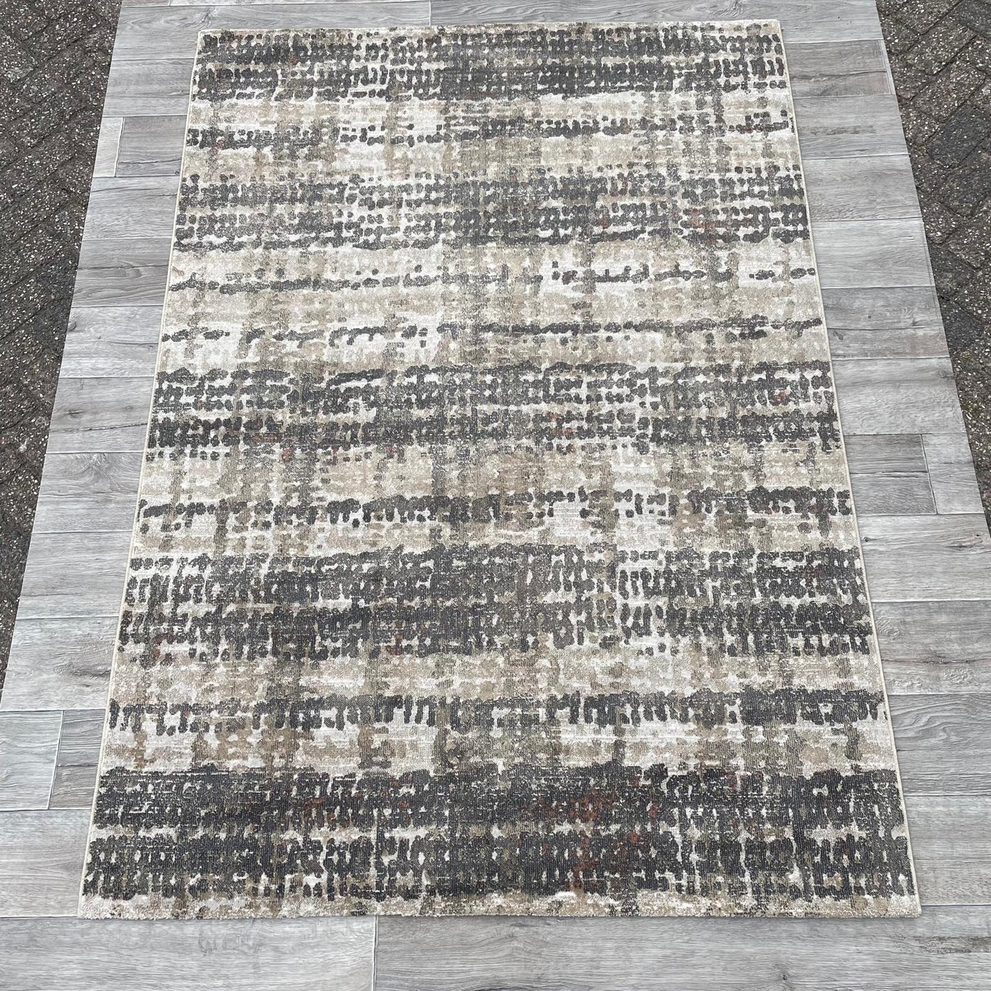 Brinker Carpets Touch Tara 106 Brown Stone Ivory Vloerkleed - 160x230cm