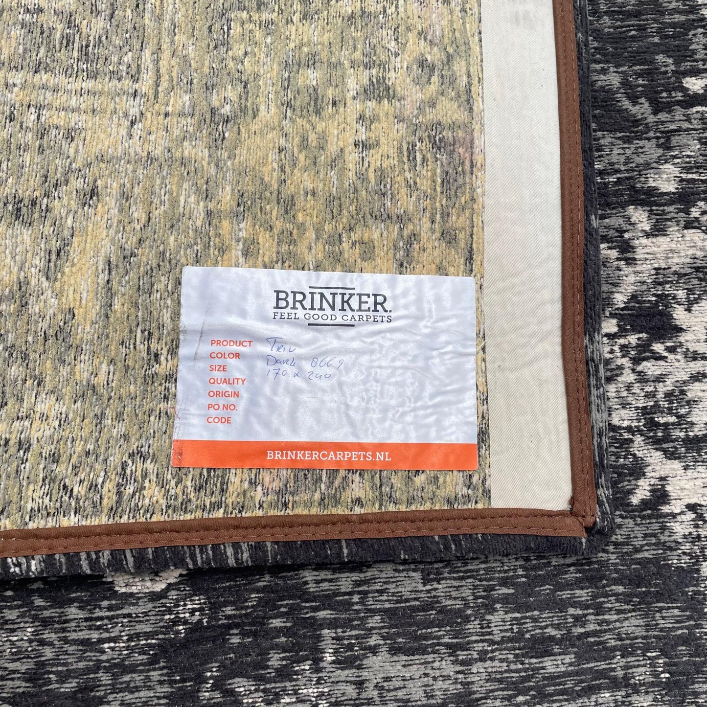 Brinker Carpets Triv Dark Vloerkleed - 170x240cm