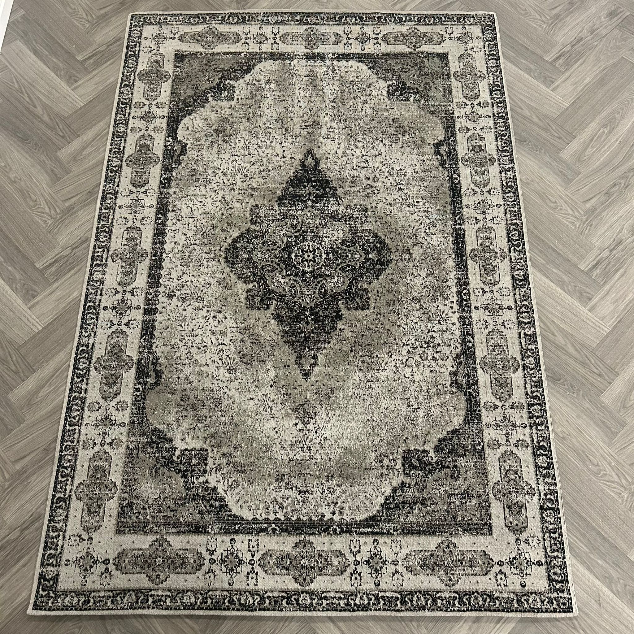 Brinker Carpets Retro Charcoal Vloerkleed - 160x240cm