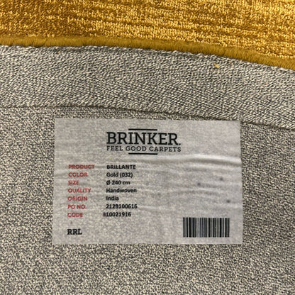 Brinker Carpets Brillante Gold Vloerkleed - 240x240cm