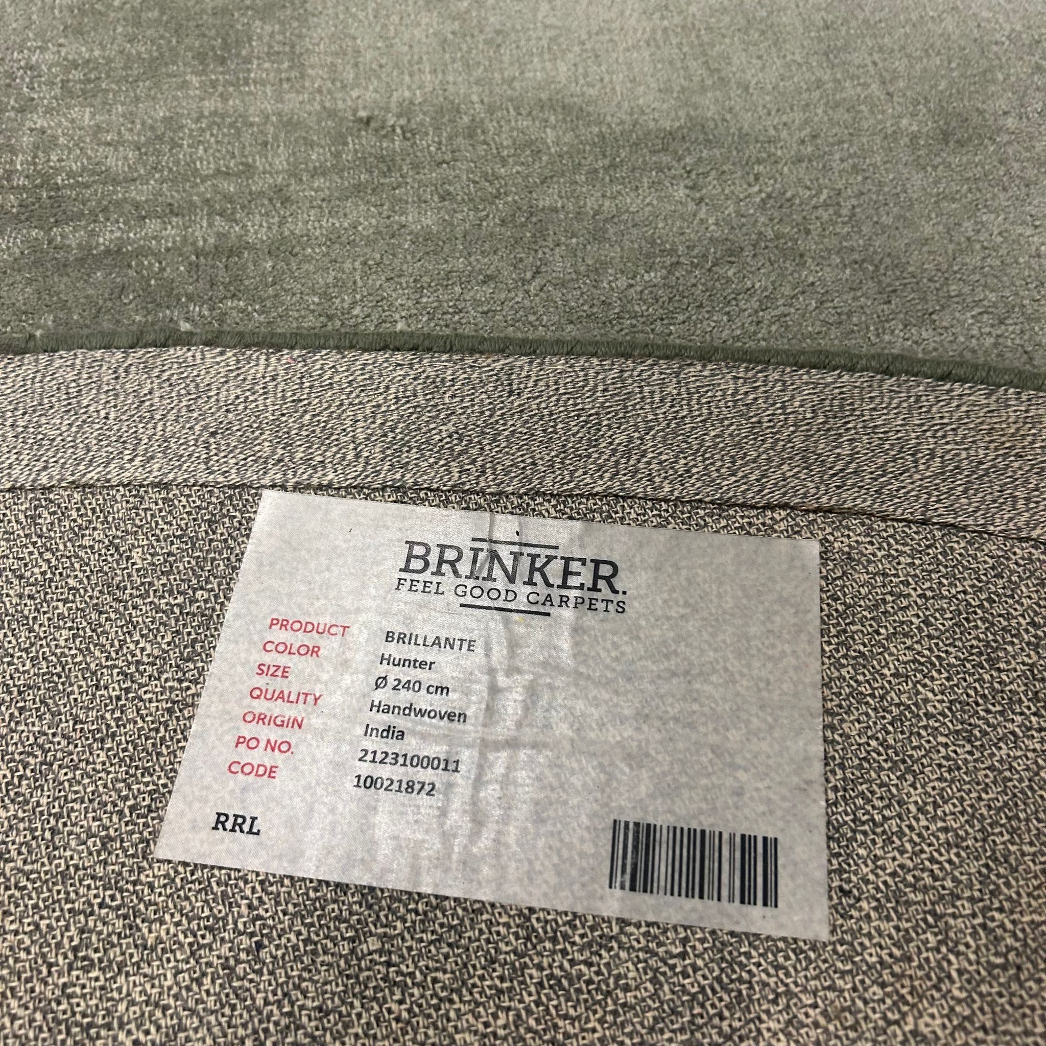 Brinker Carpets Brillante Hunter - 240x240cm