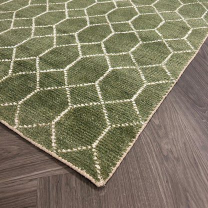 Brinker Carpets Laatz Green Vloerkleed - 240x340cm
