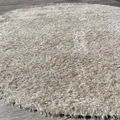 Brinker Carpets Floks Wit/Creme Rond Vloerkleed - 160x160cm