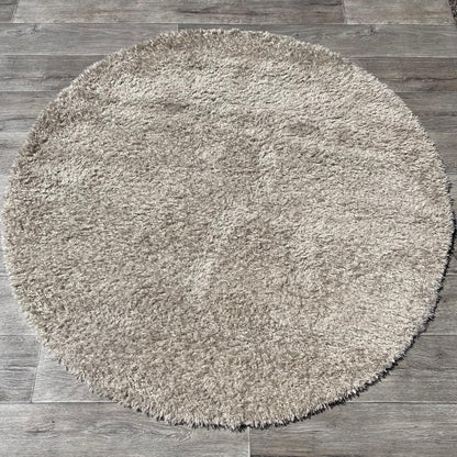 Brinker Carpets Floks Wit/Creme Rond Vloerkleed - 160x160cm