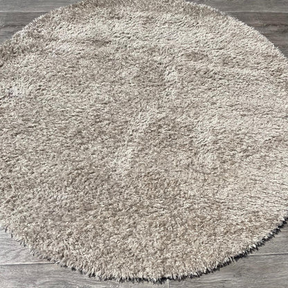 Brinker Carpets Floks Wit/Creme Rond Vloerkleed - 160x160cm
