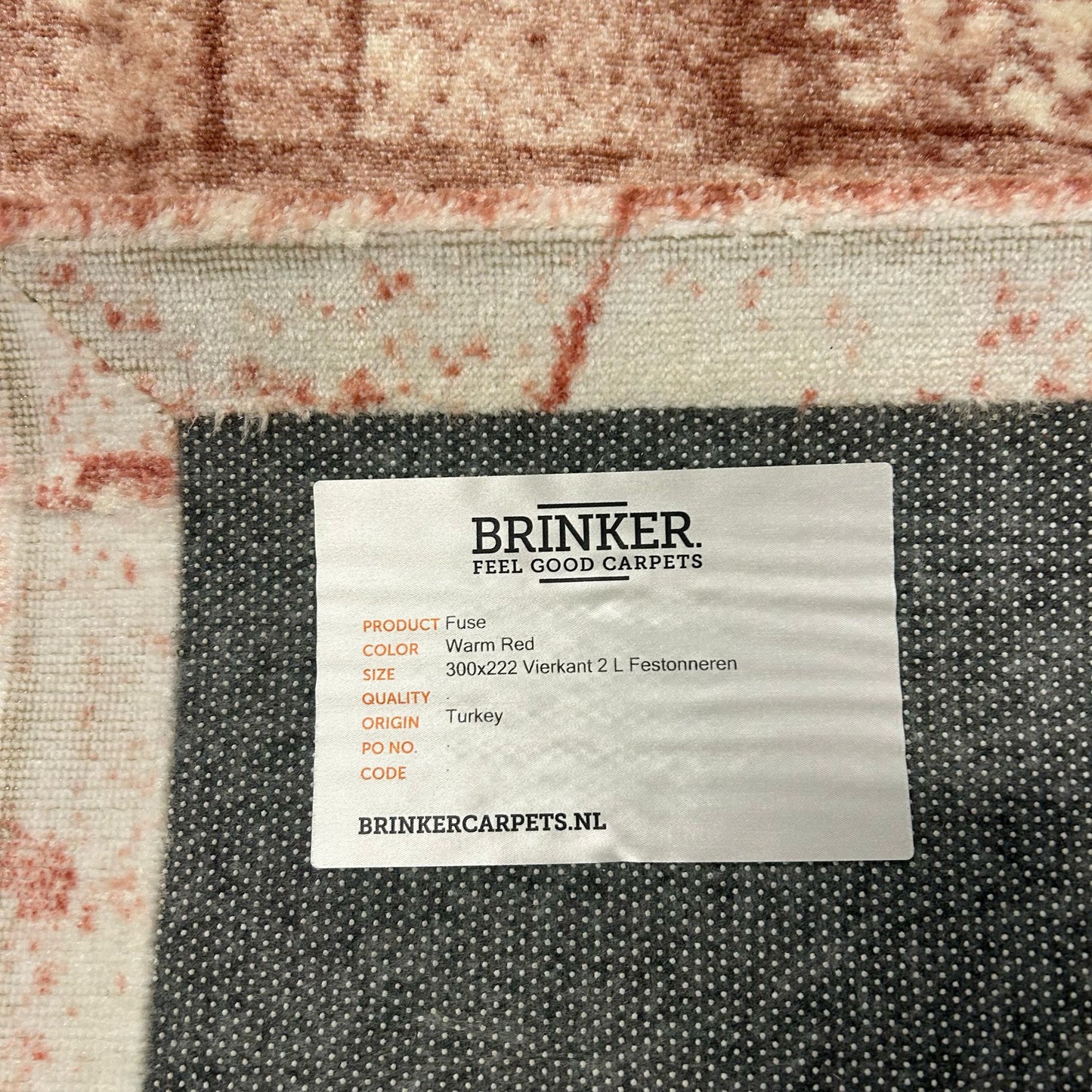 Brinker Carpets Floorganic Warm Red Vloerkleed - 220x300cm