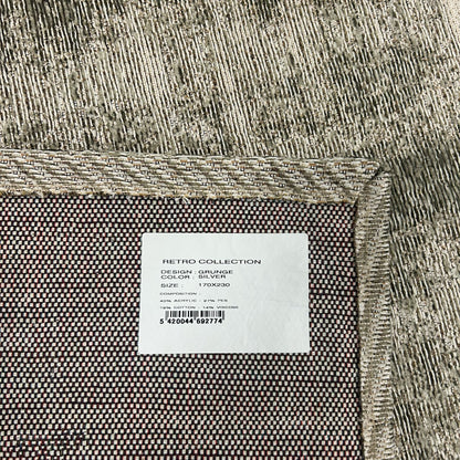 Brinker Carpets Grunge Silver Vloerkleed - 170x225cm