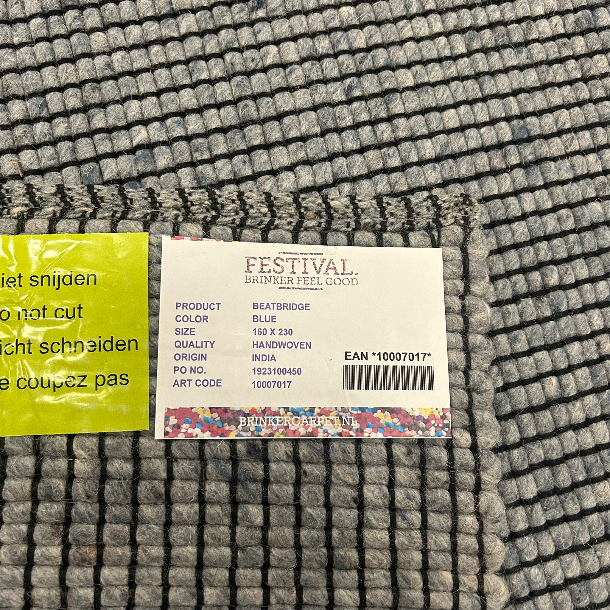 Brinker Carpets Beatbridge Blue Vloerkleed - 160x230cm