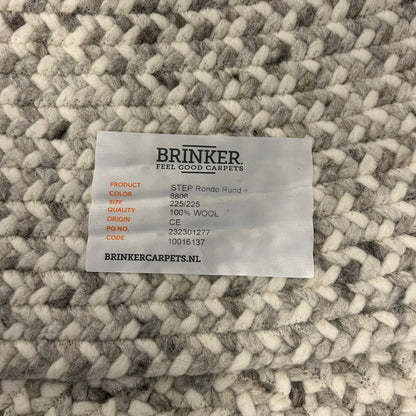 Brinker Carpets Step Rondo 8806 Rond Vloerkleed - 225x225cm