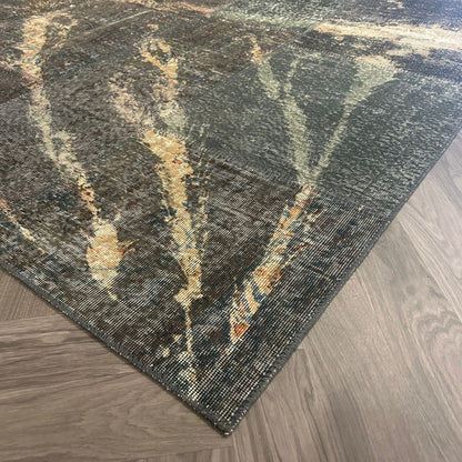 Brinker Carpets Patchwork Dark Green Splash Vloerkleed - 250x300cm