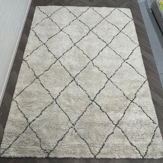 Brinker Carpets Rhombus White/Grey Vloerkleed - 250x350cm