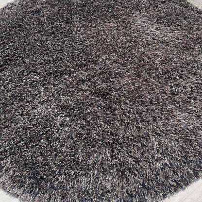 Brinker Carpets Paulo Anthracite Mix Rond Vloerkleed - 200x200cm