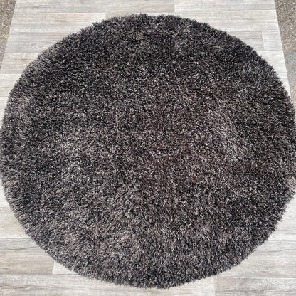 Brinker Carpets Paulo Anthracite Mix Rond Vloerkleed - 200x200cm
