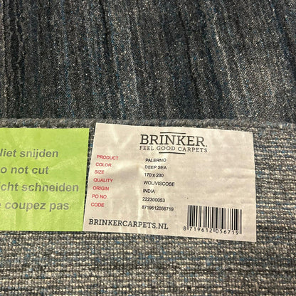 Brinker Carpets Palermo Deep Sea Blue Vloerkleed - 170x230cm