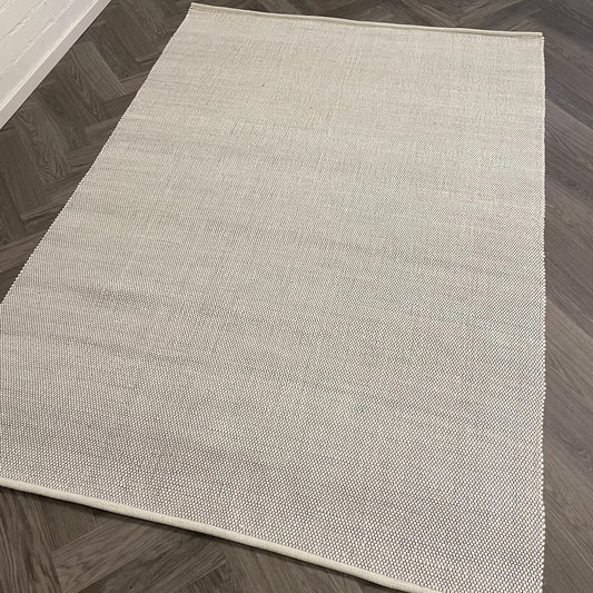 Brinker Carpets 10117 White Black Warp Vloerkleed - 160x230cm