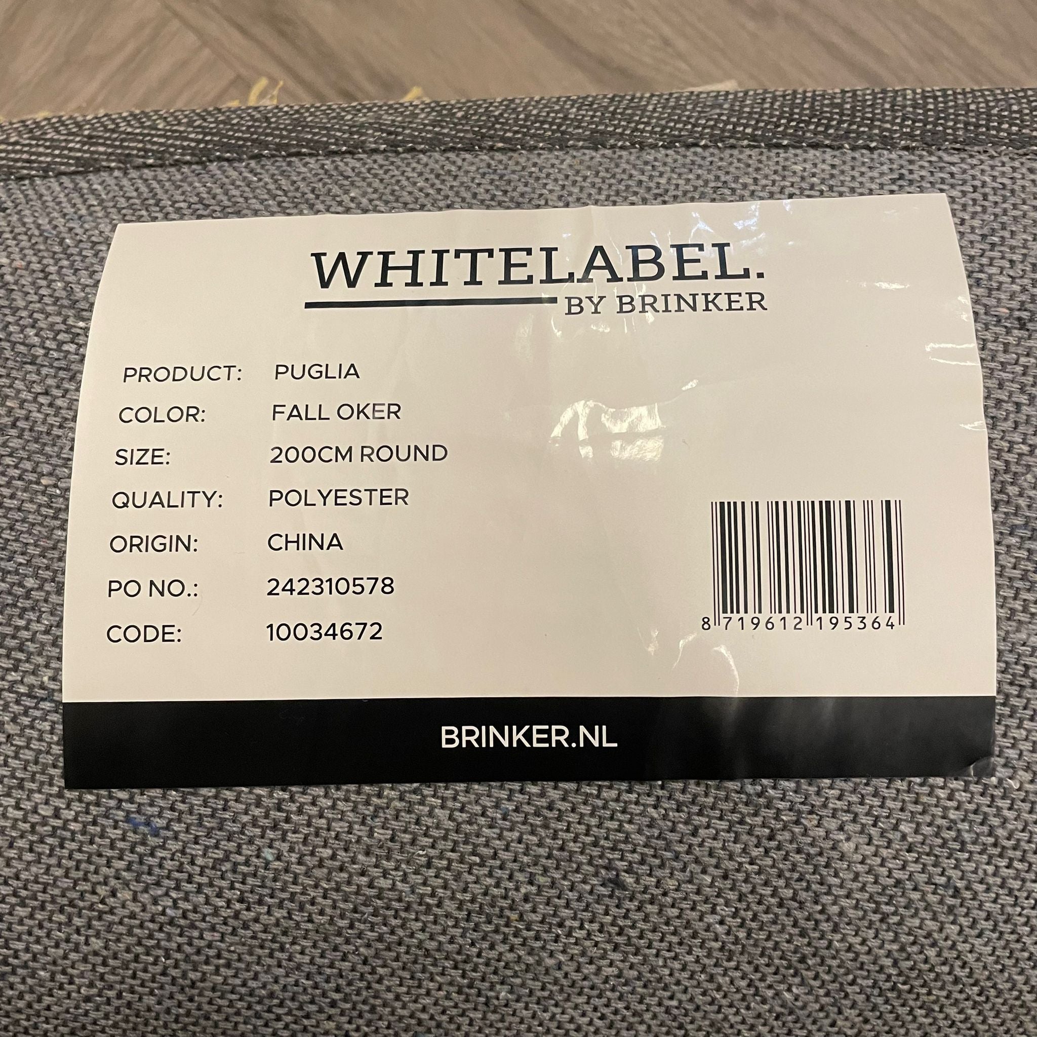 Brinker Carpets Puglia Fall Oker Vloerkleed Rond - 200x200cm